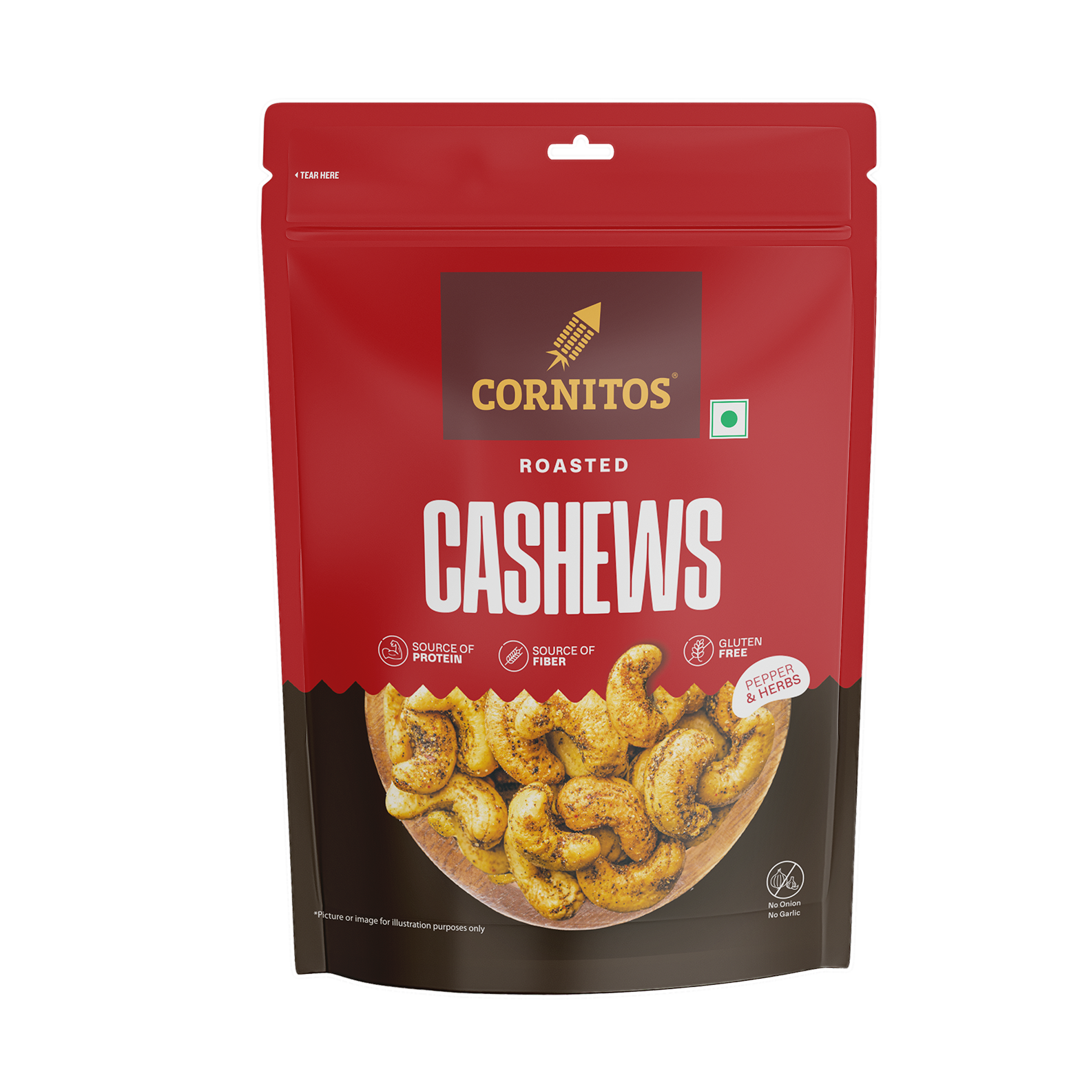 ROASTED CASHEWS PEPPER & HERBS